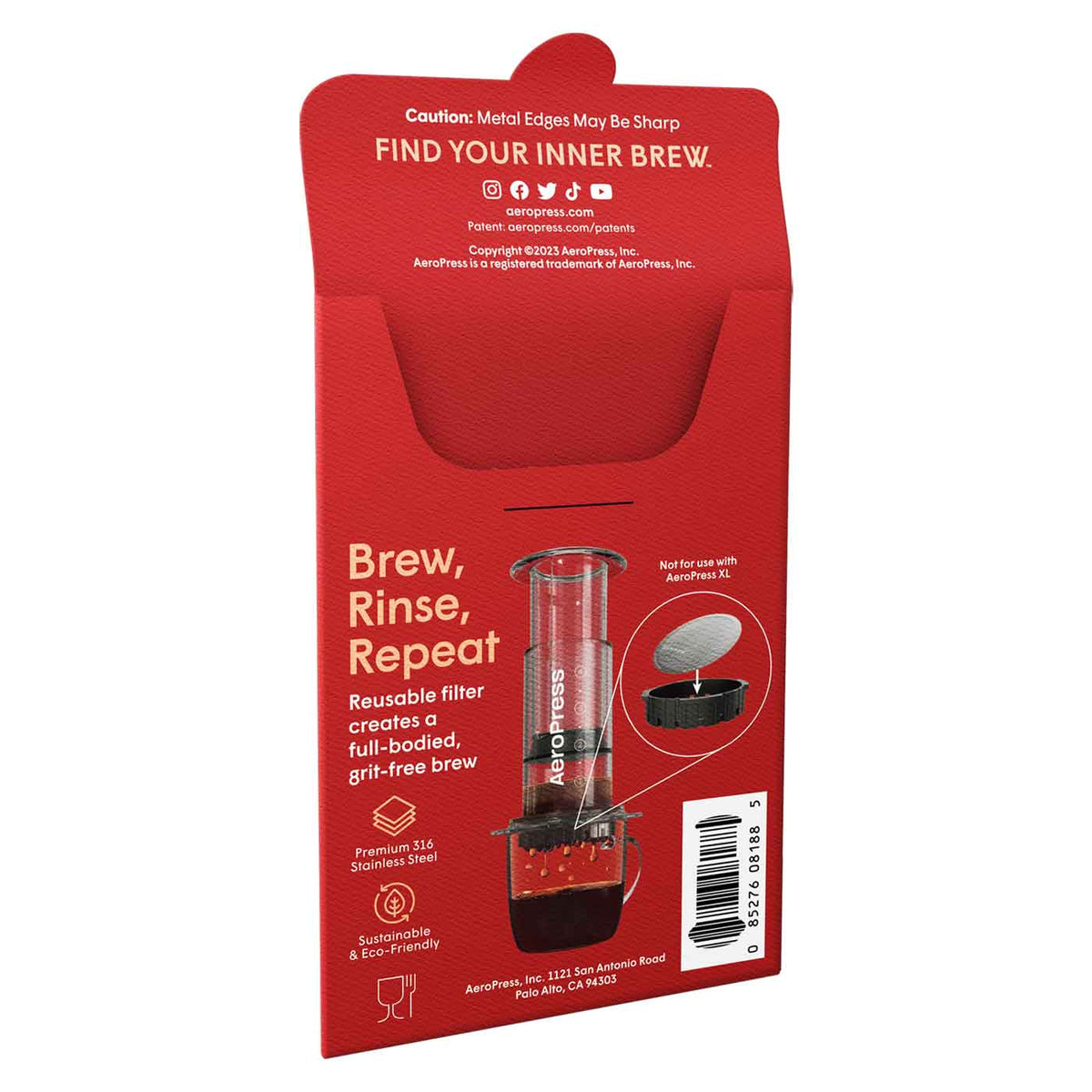 AeroPress Standard Stainless Steel Reusable Filter