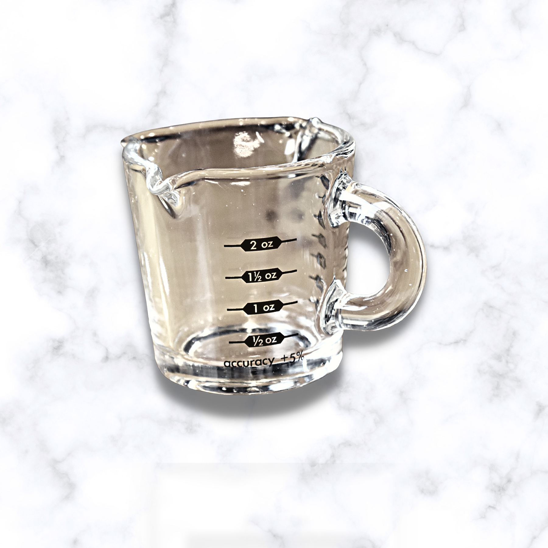3oz Shot Glass w/ Spout – True Stone Coffee Roasters